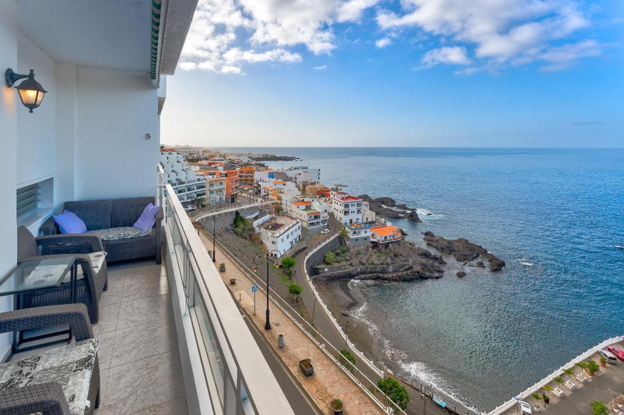 Incredible Sea & Mountain View Aircon Front Line Of Atlantic Ocean Lägenhet Puerto de Santiago  Exteriör bild